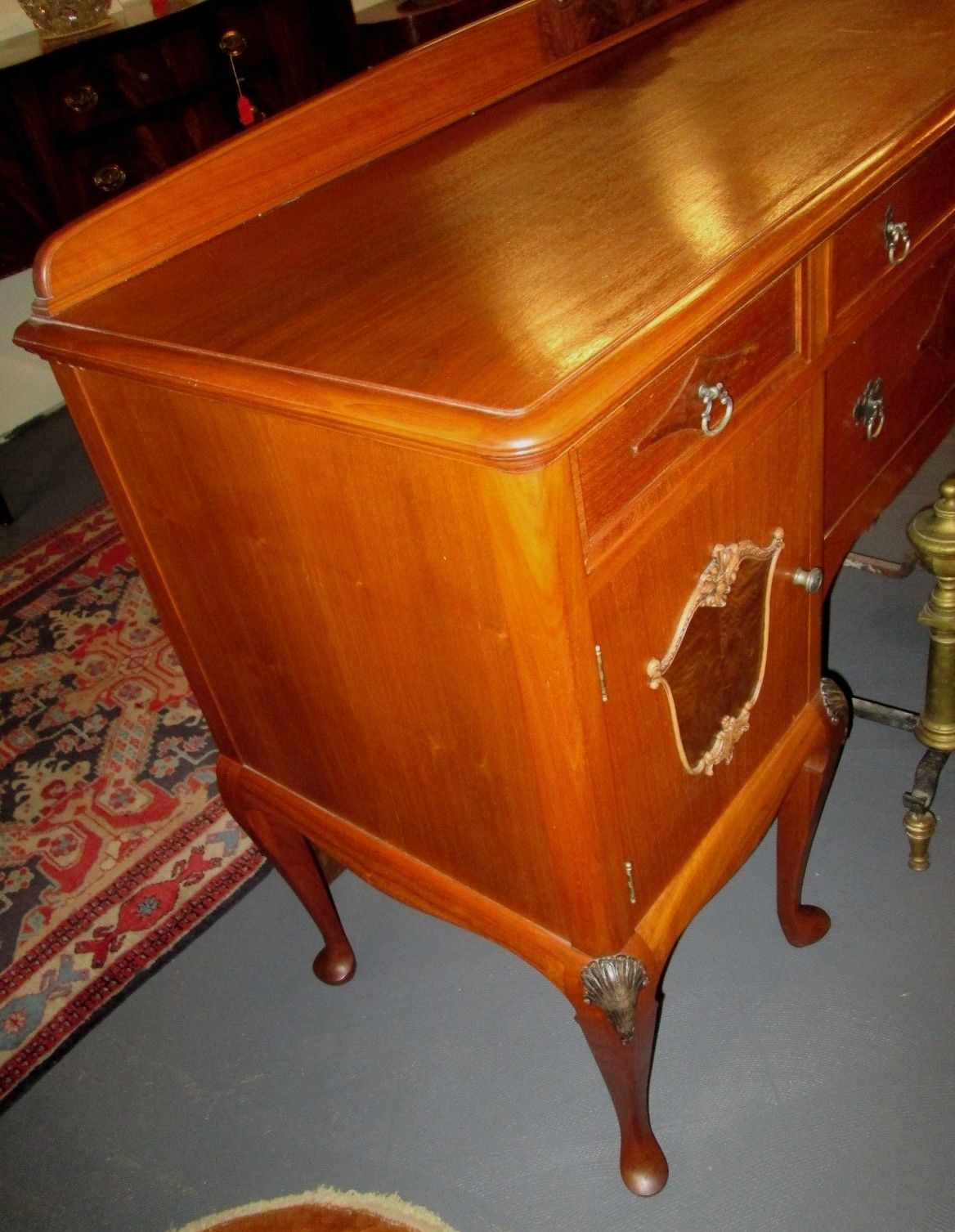 Fine Antique Colonial Style Sideboard By Skandia Furniture Company